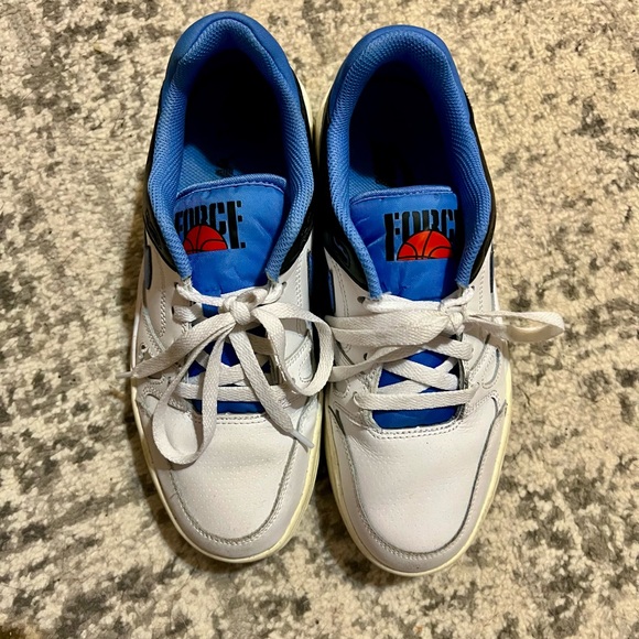 Nike Other - Nike White and Blue Low-Top Sneakers